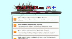 Desktop Screenshot of geminoidi.com