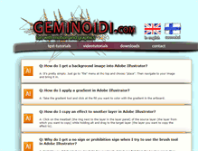 Tablet Screenshot of geminoidi.com